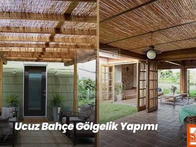 Ucuz Bahçe Gölgelik Nasıl Yapılır?